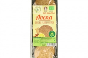 GALLETA AVENA JENGIBRE LIMON SOL NATURA